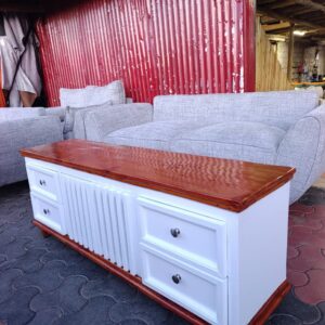 Modern TV stand cabinet with compartments - Elegant Design