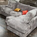 5 seaters modern corduroy L shaped sofa/couch - Elegant Design