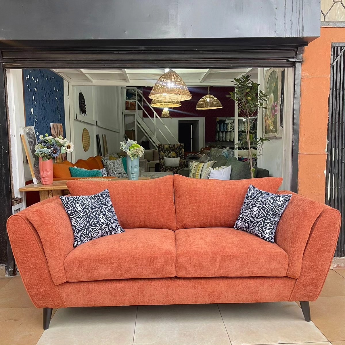 Best Choice Furniture - 2 94 2 seaters extra large modern fabric couch/sofa - Image 3