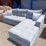 6 seaters modern fabric L shaped couch - Elegant Design
