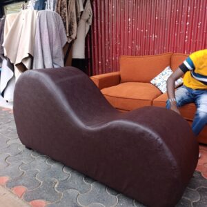 Modern faux leather daybed/love bed/tantra bed