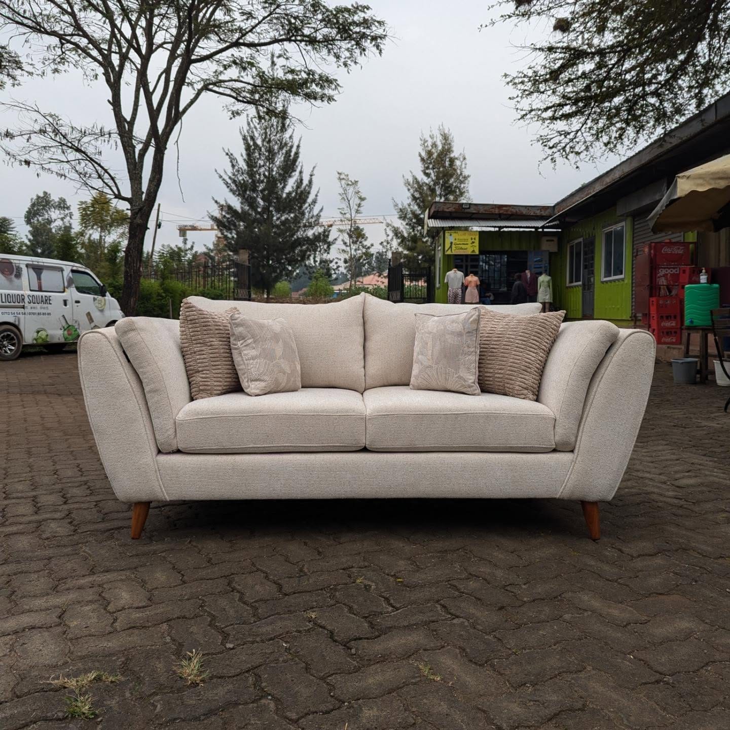 Best Choice Furniture - 3 53 3 seaters elegant modern fabric sofa/couch - Image 4
