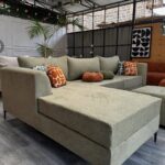 6 seaters modern fabric L shaped couch/sofa - Elegant Design